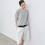 ATELIER NAIN MULTI STRIPE BOXY TEE (T-7216)