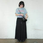 RONRON VINTAGE GRAPE OVER FIT T SHIRT SOFT BLUE