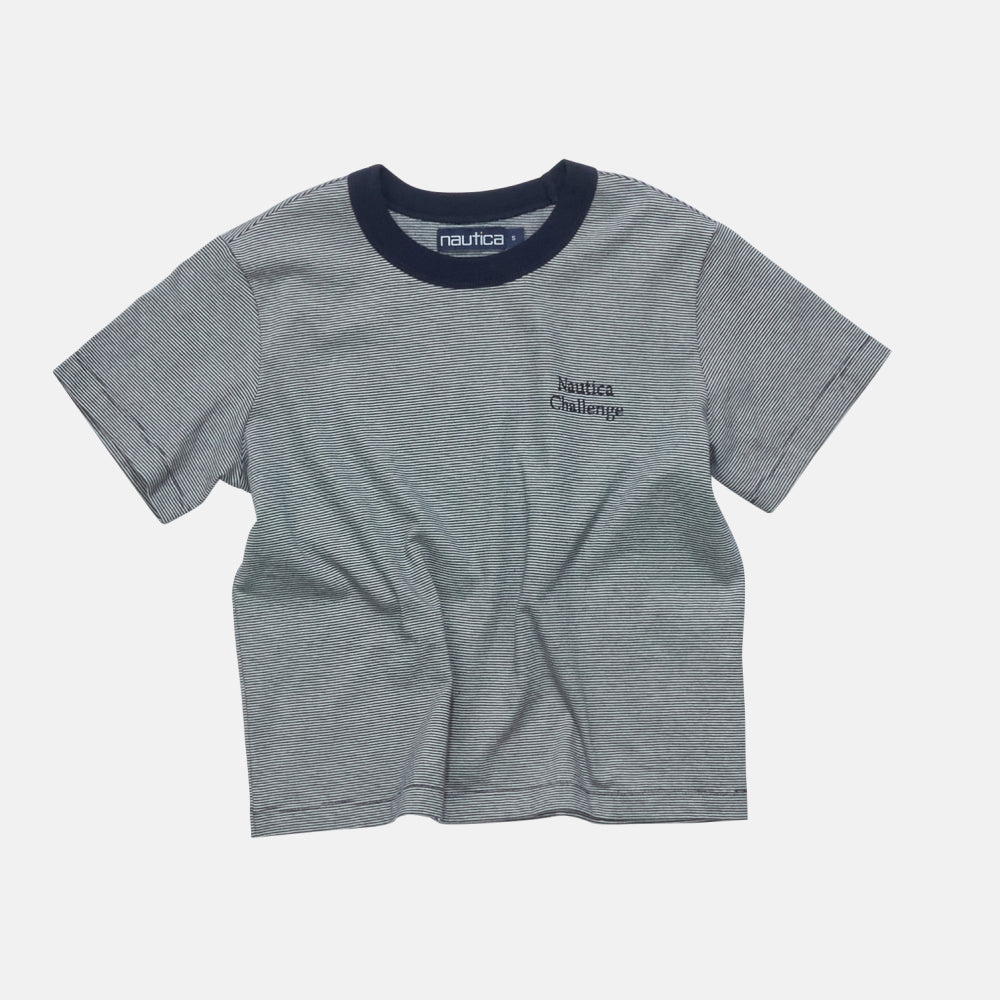 NAUTICA W challenge striped t-shirt (2 colors) NTS5456