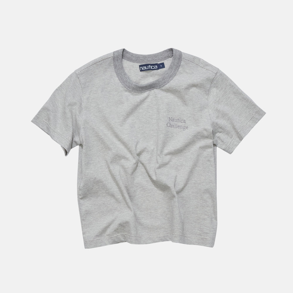 NAUTICA W challenge striped t-shirt (2 colors) NTS5456