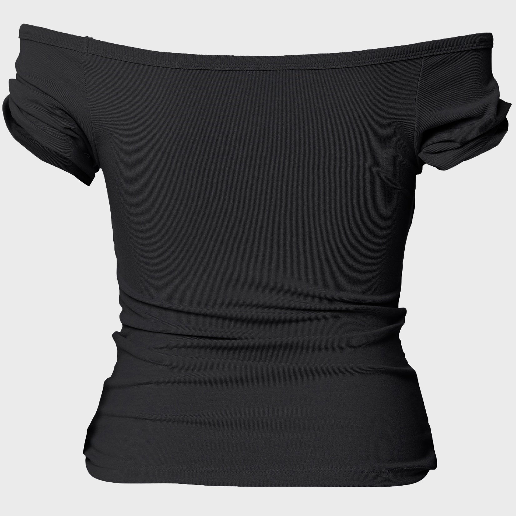 FLAREUP Draped Top (FL-130_Black)