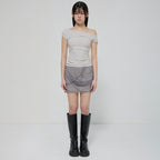 FLAREUP Draped Top (FL-130_Cloud White)