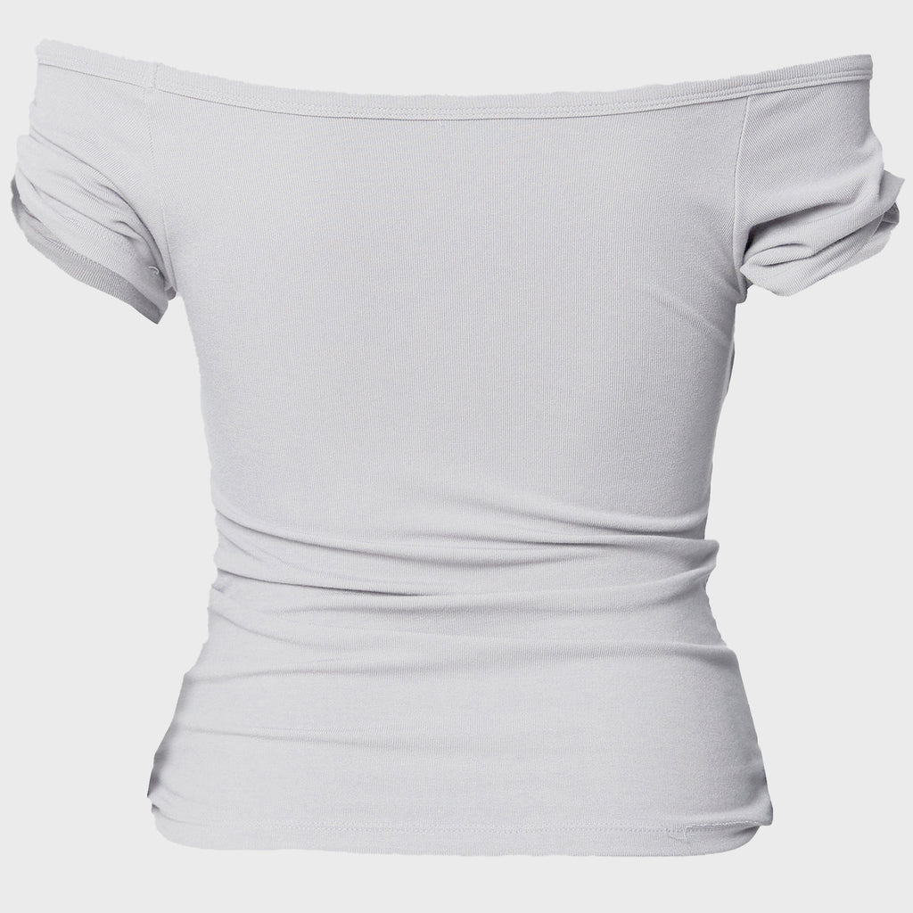 FLAREUP Draped Top (FL-130_Cloud White)