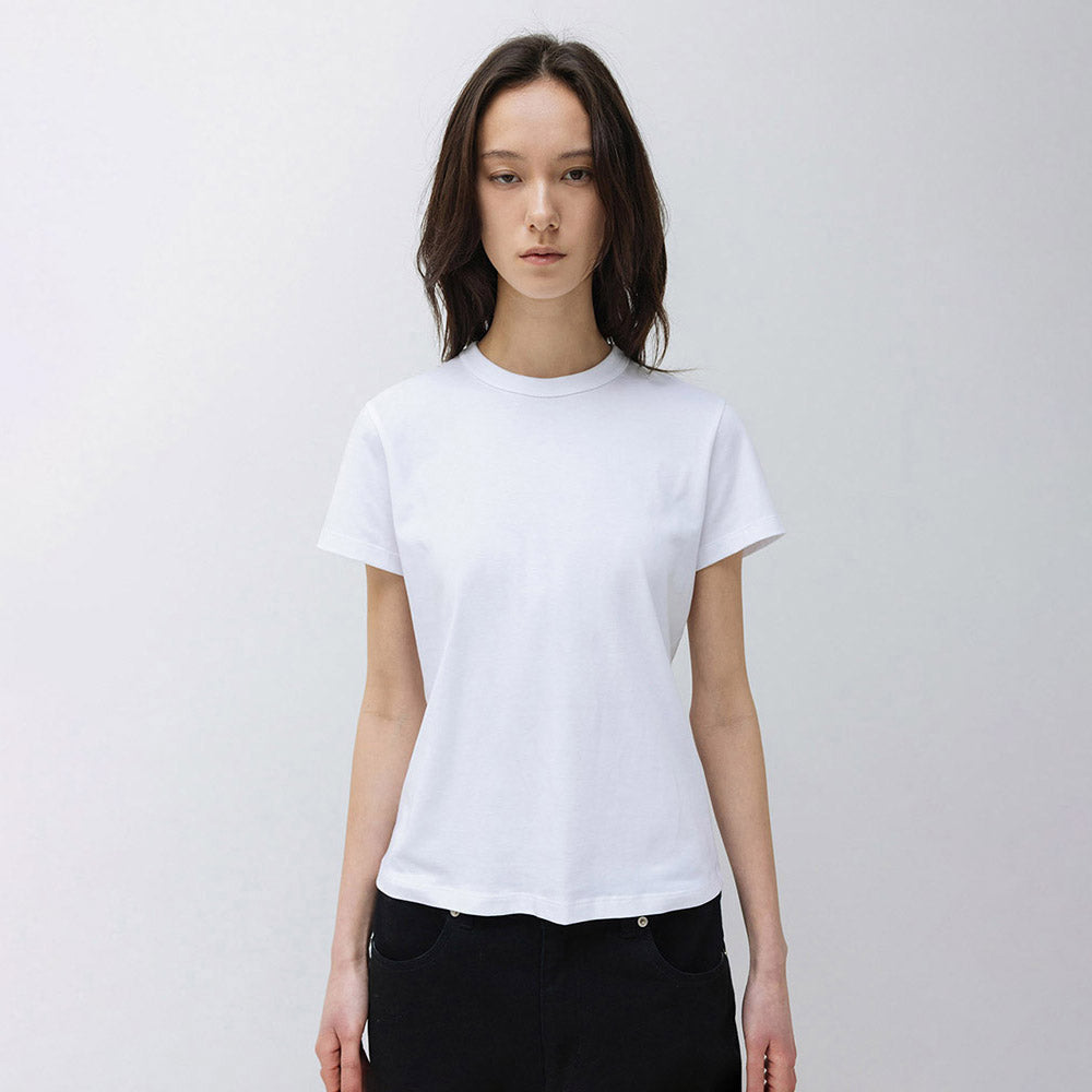 INSILENCE WOMEN W Supima Cotton Premium T-Shirt WHITE