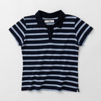 HAAG a minimal pique t-sh (navy stripe)
