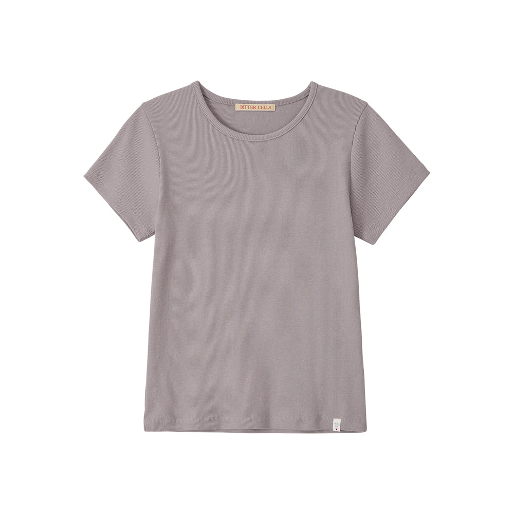 BITTERCELLS Essential Golgi Half Tee-Taupe