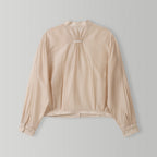 CHERIAUBE Clear Blouse-Beige