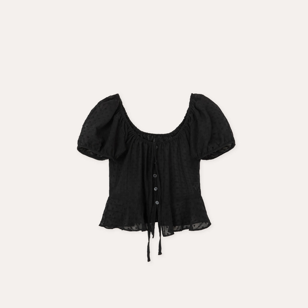 MERRYON Roaring lace blouse_2COLORS