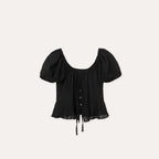 MERRYON Roaring lace blouse_2COLORS