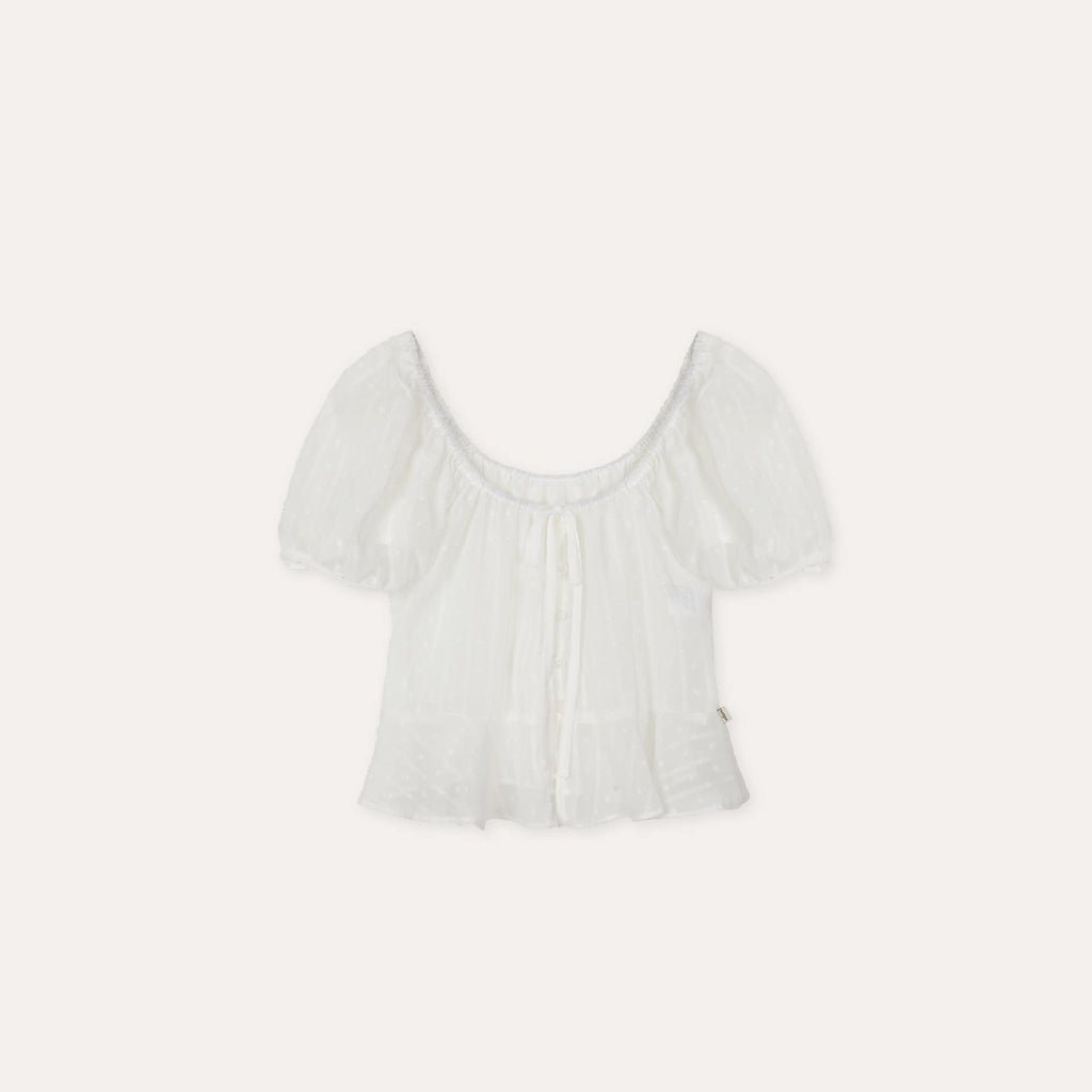 MERRYON Roaring lace blouse_2COLORS