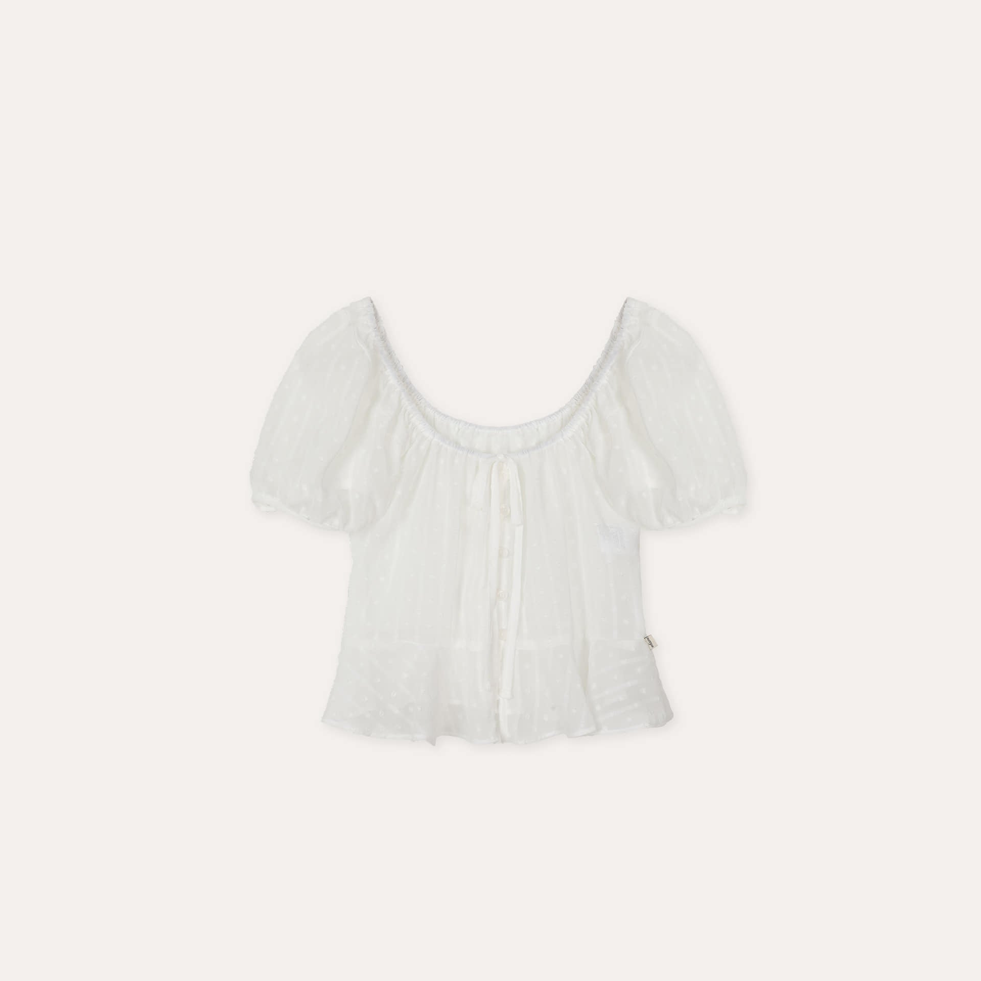 MERRYON Roaring lace blouse_2COLORS