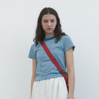 ENZO BLUES Regular Stripe T-Shirt (Blue Stripe)