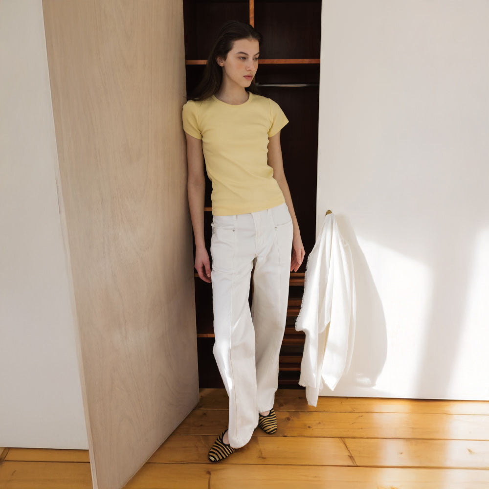 SUAMAR Ron Essential Round T (Yellow)