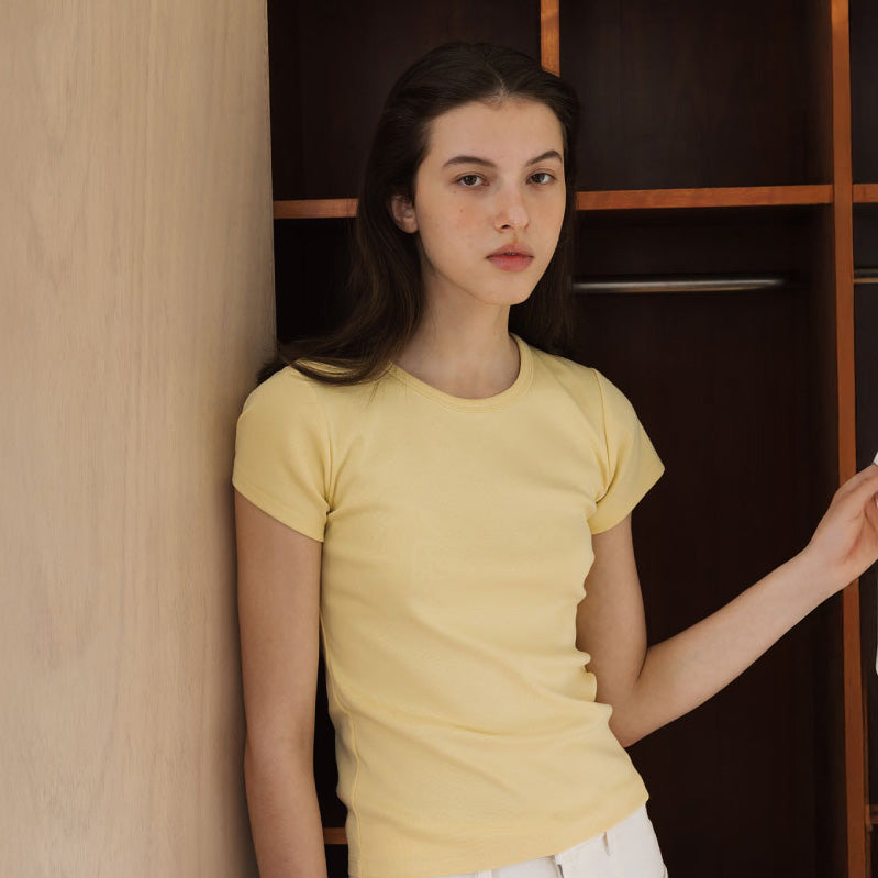 SUAMAR Ron Essential Round T (Yellow)