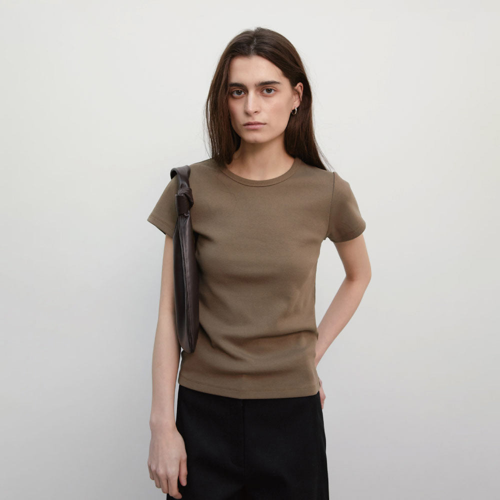 SUAMAR Ron Essential Round T (Brown)