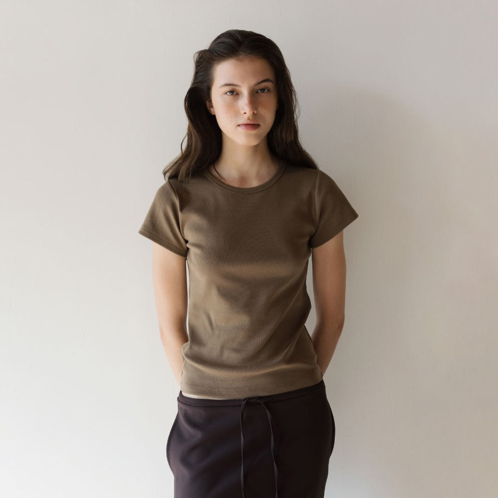 SUAMAR Ron Essential Round T (Brown)