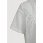 LUCKY CHOUETTE Chouetties by LUCKY CHOUETTE Unbalance Volume Check Blouse (white) LASAX26400WHX