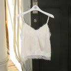 APPAREL ARCHIVE [3rd] Cremie lace satin bustier - Cream