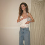 APPAREL ARCHIVE [3rd] Cremie lace satin bustier - Cream