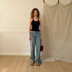 APPAREL ARCHIVE Bobo frill sleeveless - Black