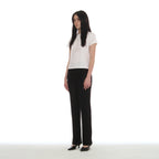 PARTIMENTO WOMEN MILES 9 CORE RELAXED TEE_WHITE