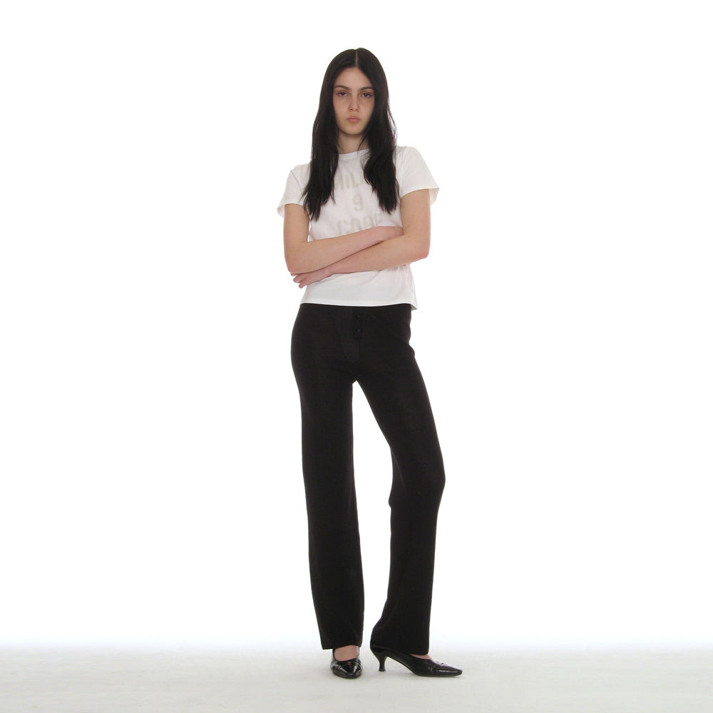 PARTIMENTO WOMEN MILES 9 CORE RELAXED TEE_WHITE