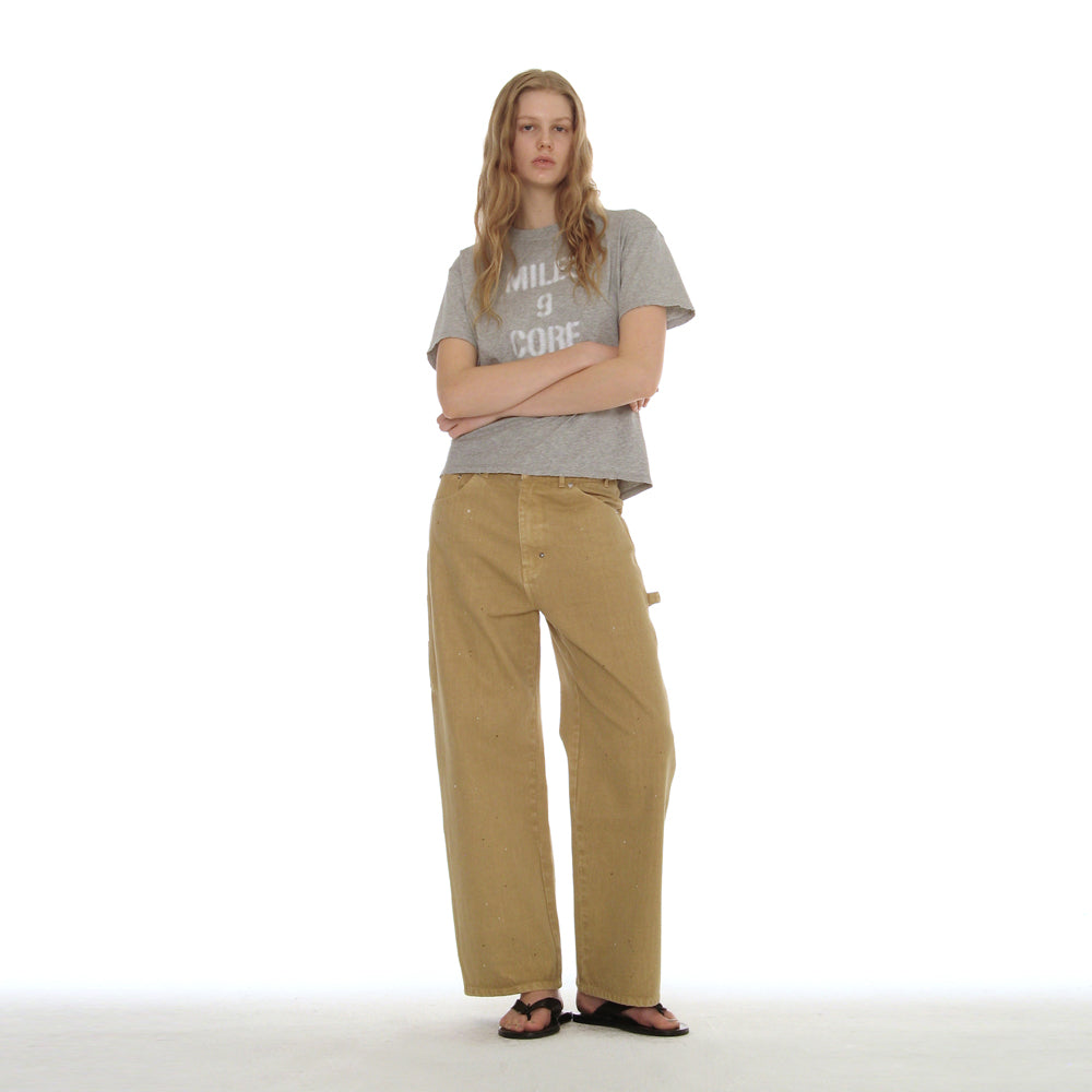 PARTIMENTO WOMEN MILES 9 CORE REGULAR TEE_MELANGE