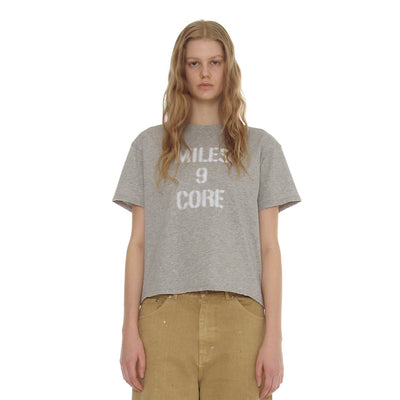 MILES 9 CORE REGULAR TEE_MELANGE