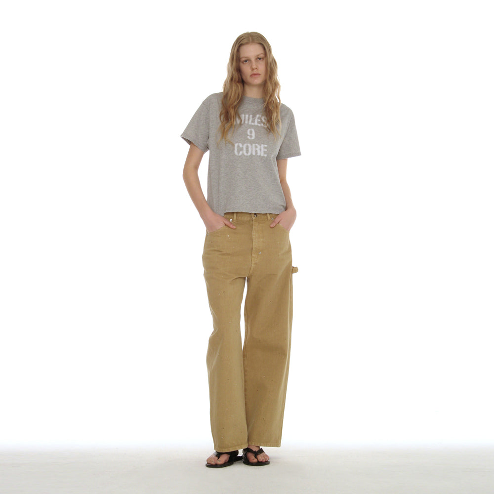 PARTIMENTO WOMEN MILES 9 CORE REGULAR TEE_MELANGE