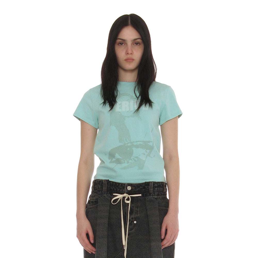 PARTIMENTO WOMEN PERIOD PRINTED TEE_SKY