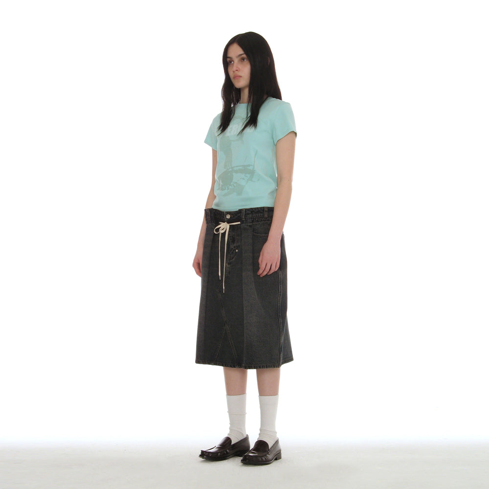 PARTIMENTO WOMEN PERIOD PRINTED TEE_SKY