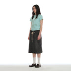 PARTIMENTO WOMEN PERIOD PRINTED TEE_SKY