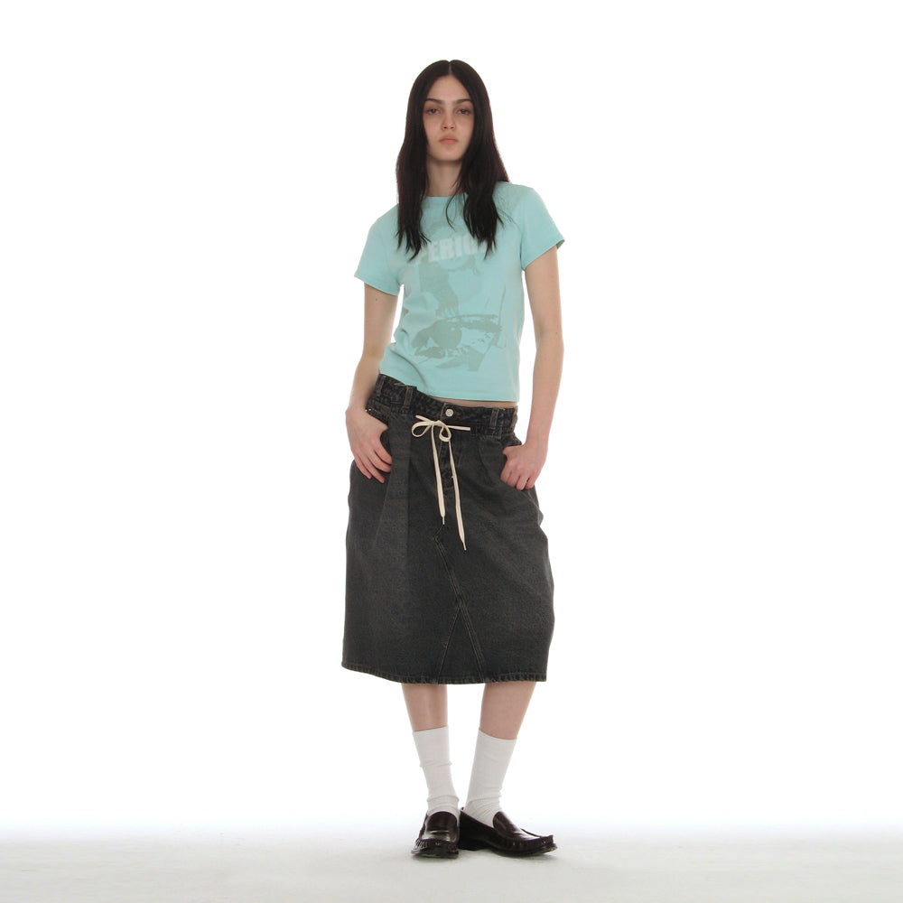 PARTIMENTO WOMEN PERIOD PRINTED TEE_SKY