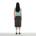 PARTIMENTO WOMEN PERIOD PRINTED TEE_SKY