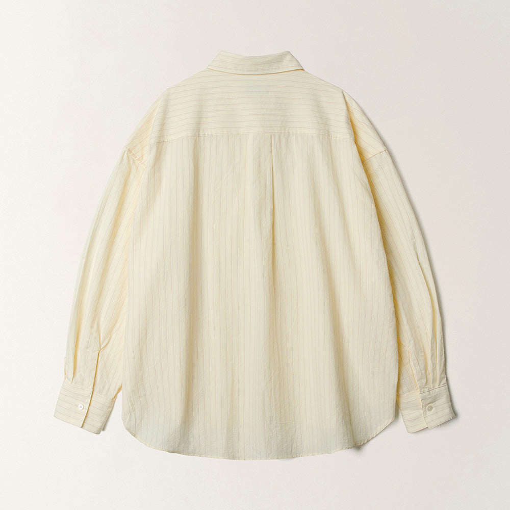 TTUDEMENT STRIPED SUMMER OVERSHIRT_YELLOW