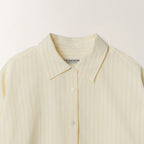 TTUDEMENT STRIPED SUMMER OVERSHIRT_YELLOW