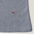 TTUDEMENT EYELET HENLEY TANK TOP_MELANGE GREY