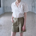 kuho plus Open Collar Blouse White (KE6360M091)