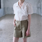kuho plus Open Collar Blouse White (KE6360M091)