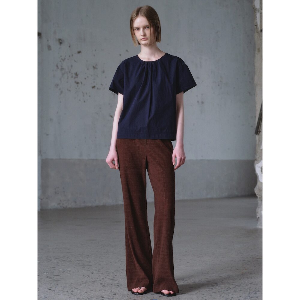 kuho plus Back Detail Blouse Navy (KE6360M04R)