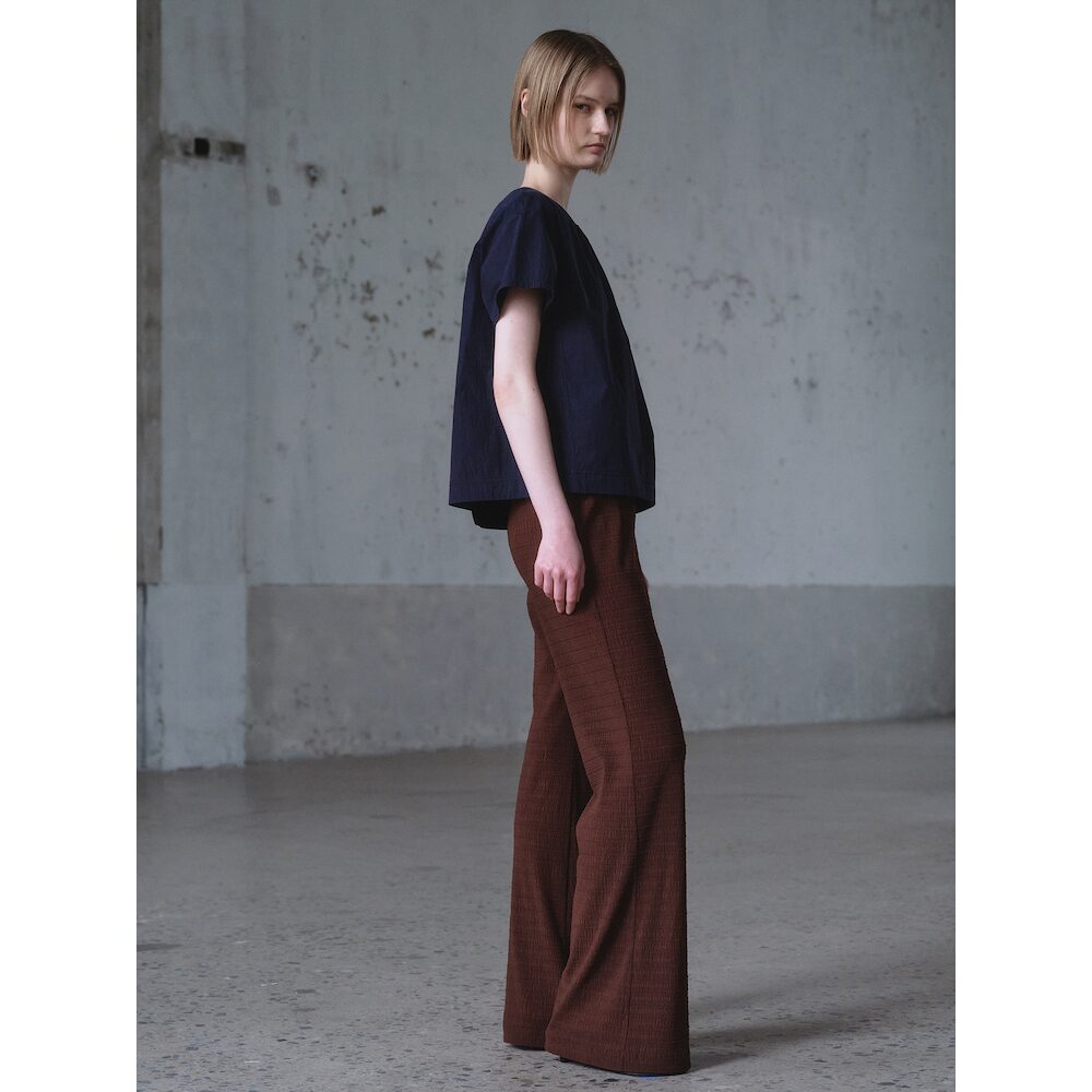 kuho plus Back Detail Blouse Navy (KE6360M04R)