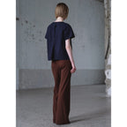 kuho plus Back Detail Blouse Navy (KE6360M04R)