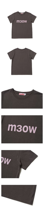 itzavibe M3OW SLIM T SHIRT - CHARCOAL
