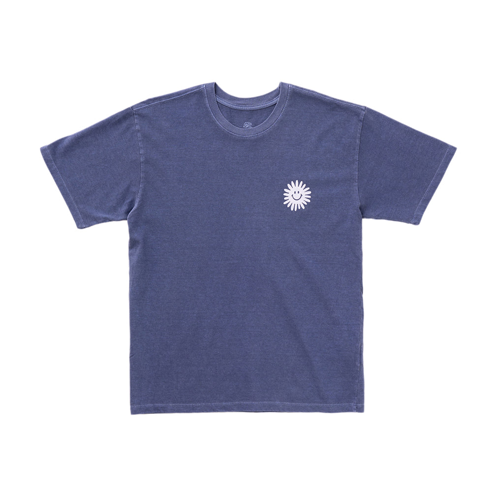 BIGWAVE COLLECTIVE Peace Again Short Sleeve T-Shirt (Navy)