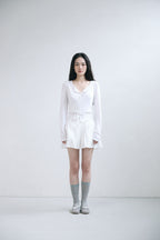 YOONSEUL Sue layered cardigan (linen)