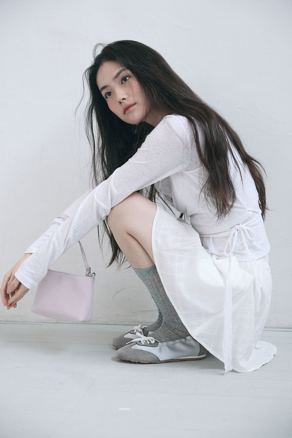 YOONSEUL Sue layered cardigan (linen)