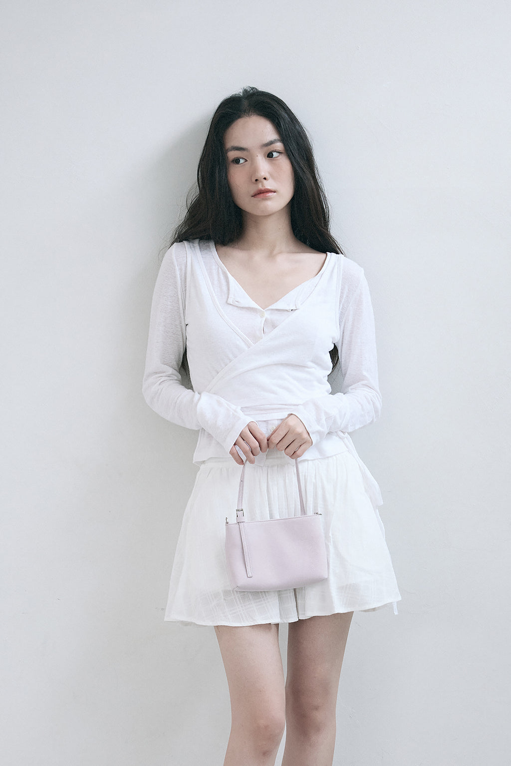 YOONSEUL Sue layered cardigan (linen)