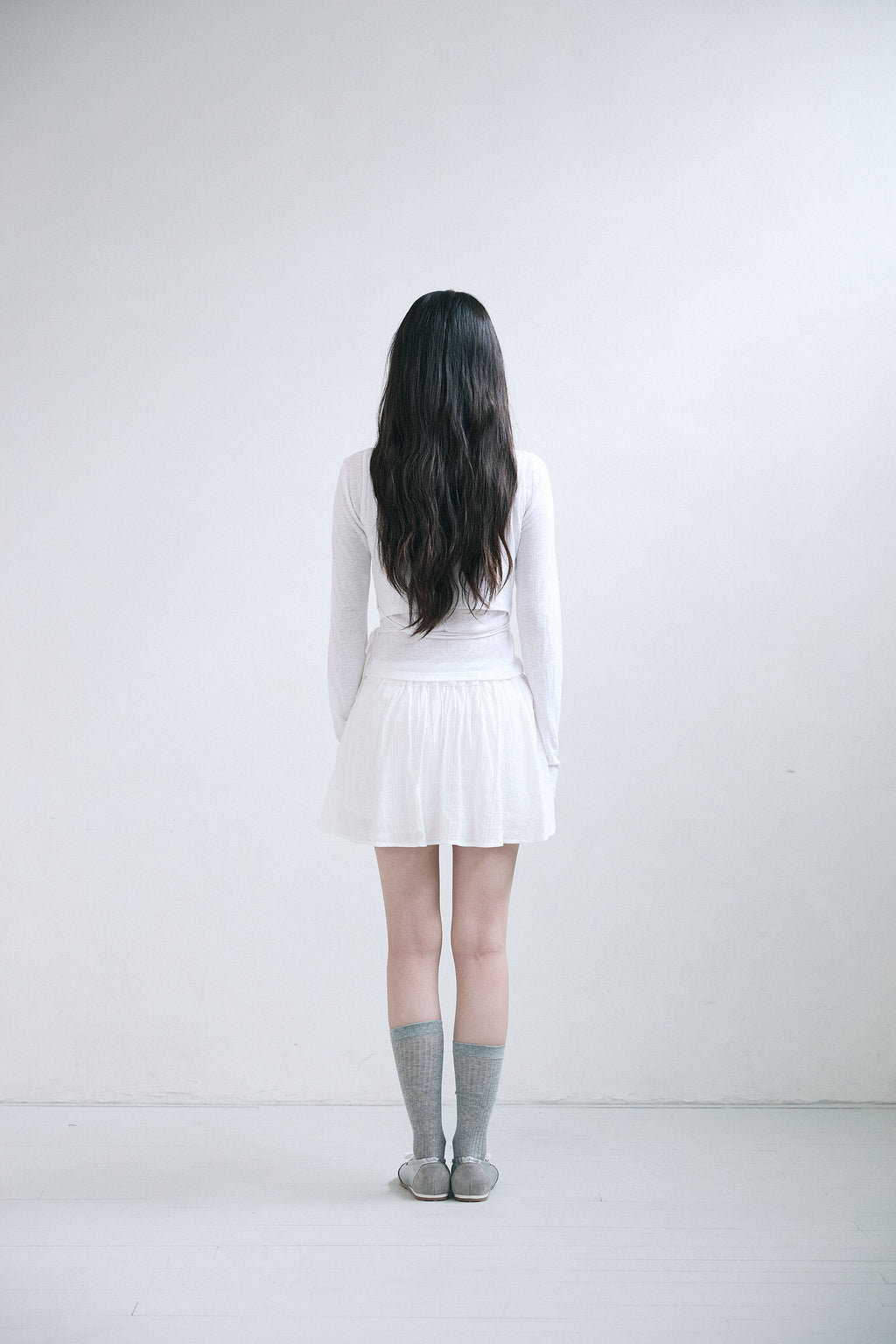 YOONSEUL Sue layered cardigan (linen)
