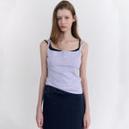 ANDNEEDS Popo three button sleeveless (lavender)