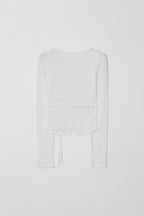 YOONSEUL Sue layered cardigan (linen)
